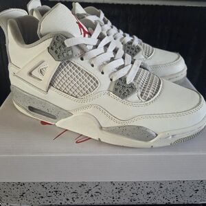 Men's White and Gray Sneakers
